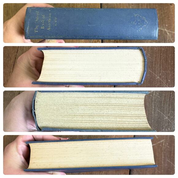 The Oxford Book Of American Verse Hardcover 8th Printing 1962 Poe Hemingway - Picture 5 of 11